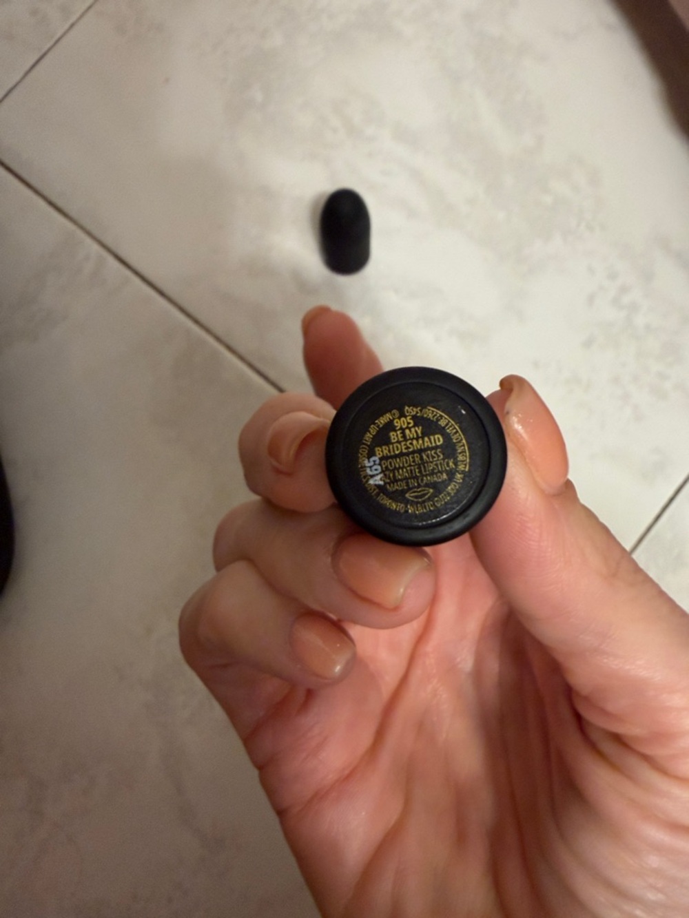 MAC Powder Kiss Lipstick "Be My Bridesmaid" - Nude Pink never worn